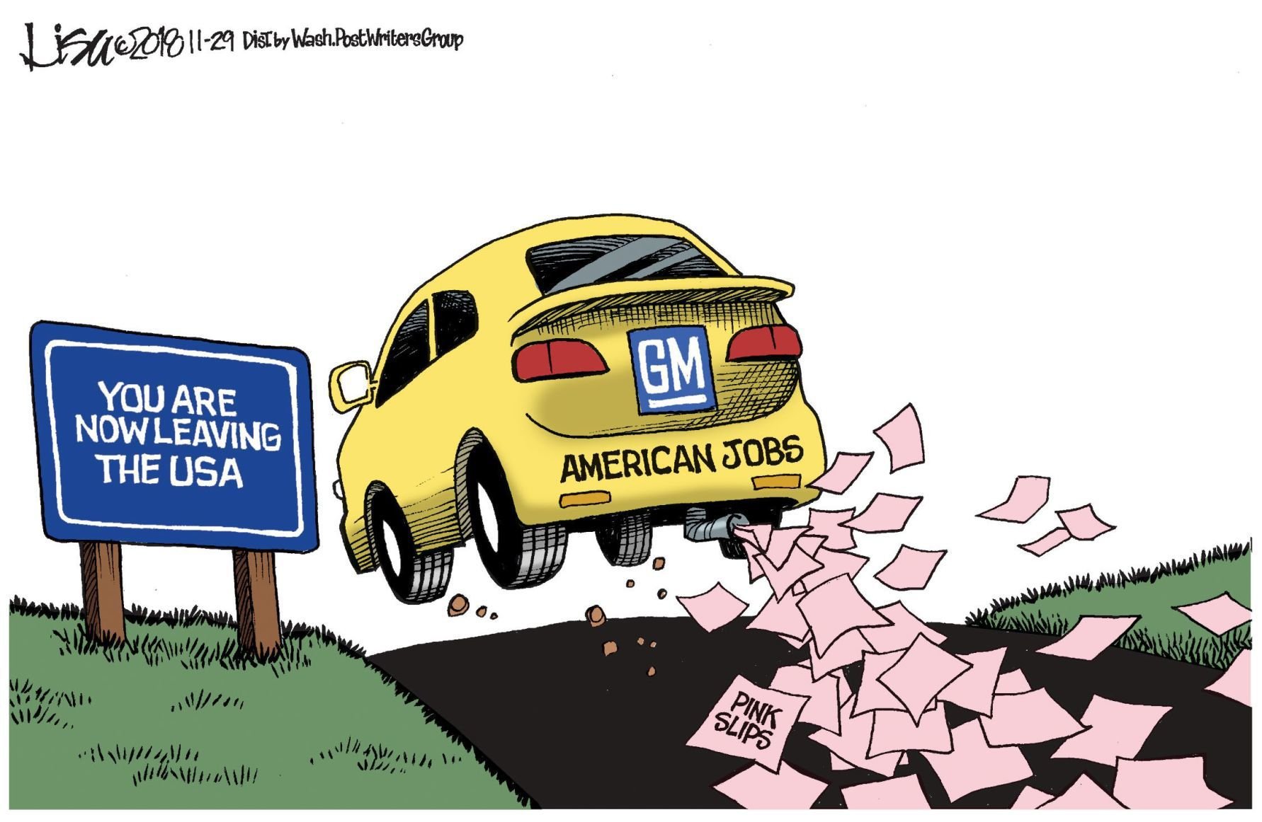 Lisa Benson cartoon